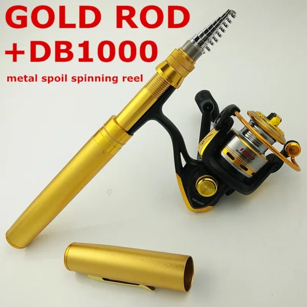 Pen Shape Pocket Telescopic Rod and Reel Combo