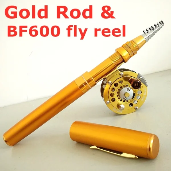 Pen Shape Pocket Telescopic Rod and Reel Combo