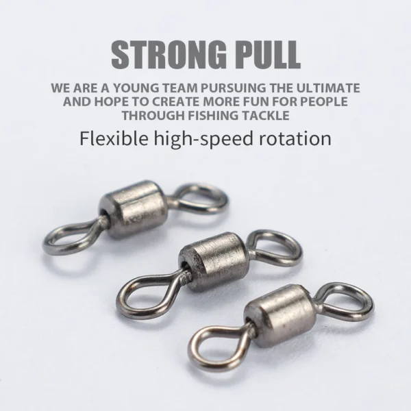 LUSHANER  200pcs/lot All Size Swivel for Fishing