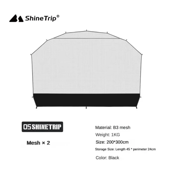 Shine Trips' Camping Dome Tents 8-10 Persons