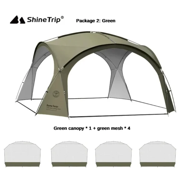 Shine Trips' Camping Dome Tents 8-10 Persons