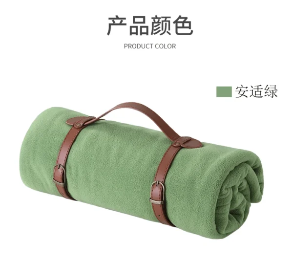 Fiber Yoga Warm Blanket Portable Fleece