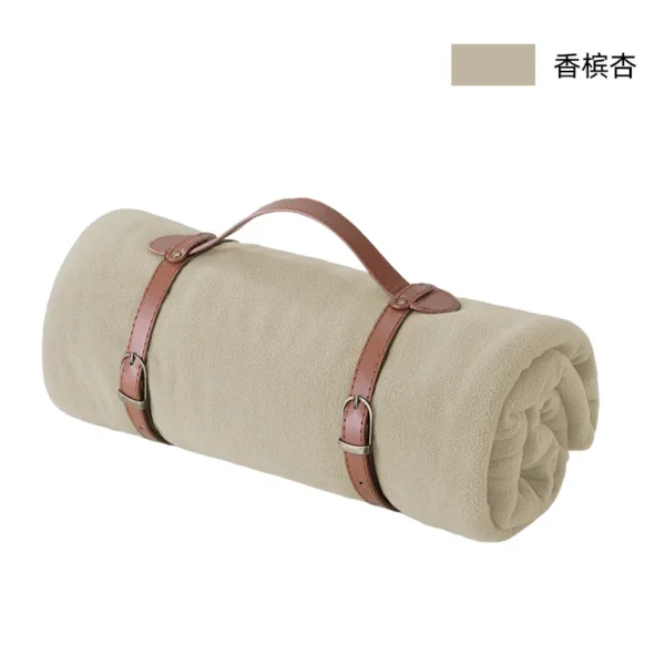 Fiber Yoga Warm Blanket Portable Fleece