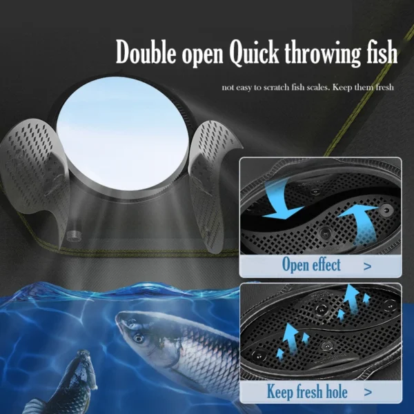 Portable Fishing Bucket Live Fish Box - Image 5