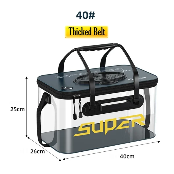 Portable Fishing Bucket Live Fish Box