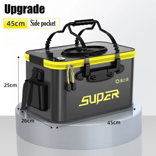 Portable Fishing Bucket Live Fish Box - Image 9