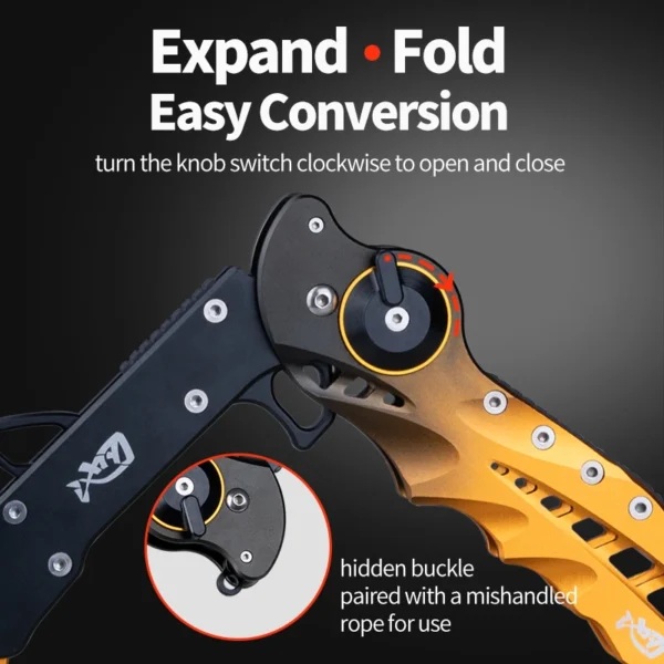 LINNHUE Foldable Aluminum Alloy Fishing Pliers Grip Set - Image 3
