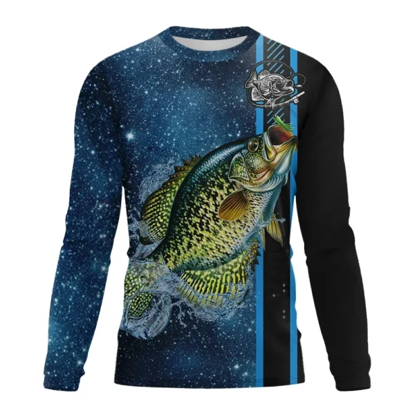 Fishing Graphic 3D T Shirt Long Sleeve - Image 14