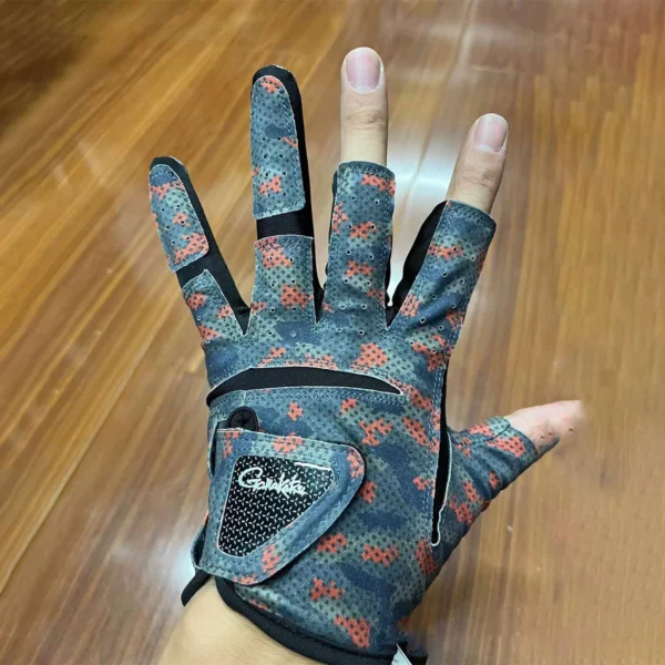 Gamakatsu Fishing Gloves 3 Finger Cut