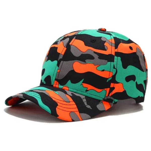 Camouflage Printed Cotton Baseball Cap