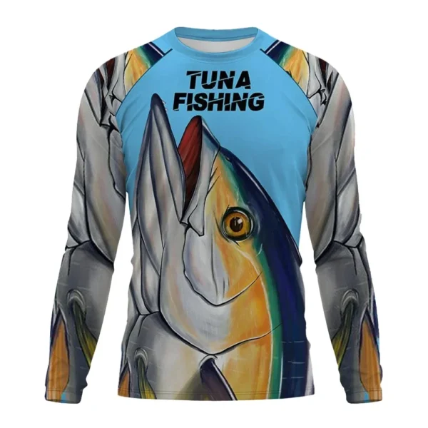 Fishing Graphic 3D T Shirt Long Sleeve - Image 19