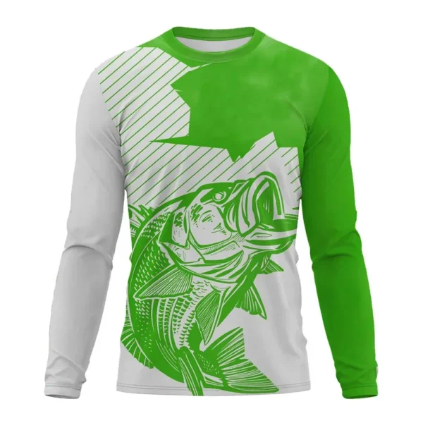 Fishing Graphic 3D T Shirt Long Sleeve - Image 17