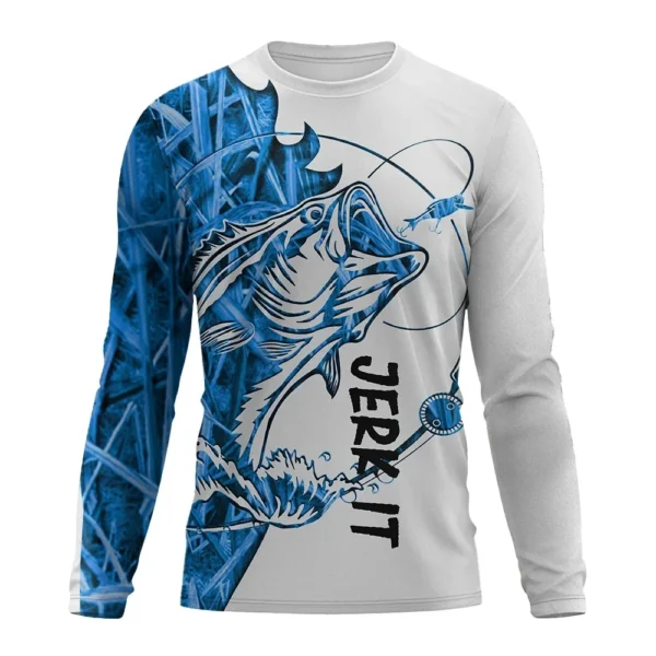 Fishing Graphic 3D T Shirt Long Sleeve