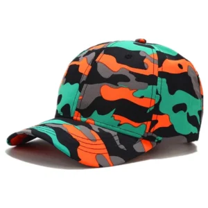 Camouflage Printed Cotton Baseball Cap