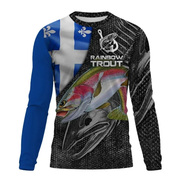 Fishing Graphic 3D T Shirt Long Sleeve