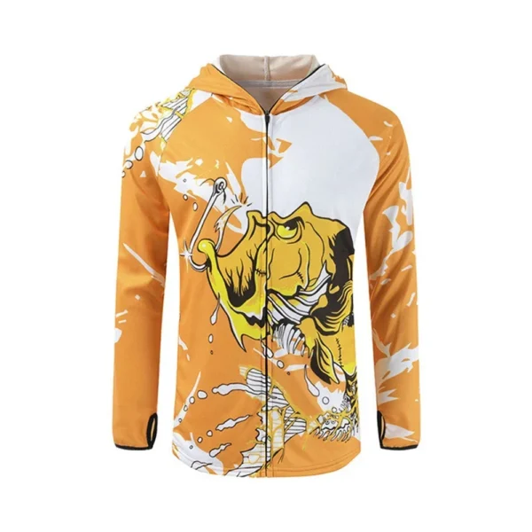 Fishing Hoodie Soft Breathable Quick Dry Anti-UV
