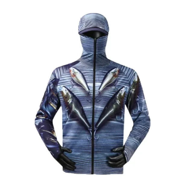 Fishing Hoodie Soft Breathable Quick Dry Anti-UV