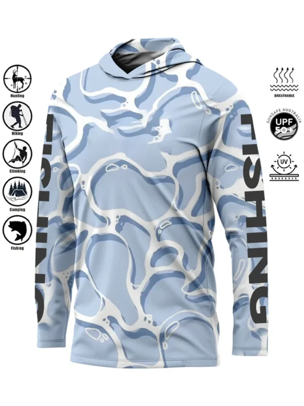 Fishing Shirt Hoodie UPF 50+ UV Protection