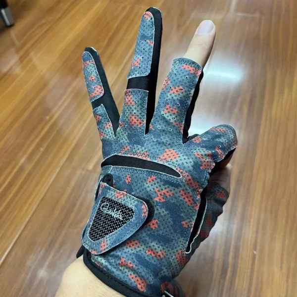Gamakatsu Fishing Gloves 3 Finger Cut